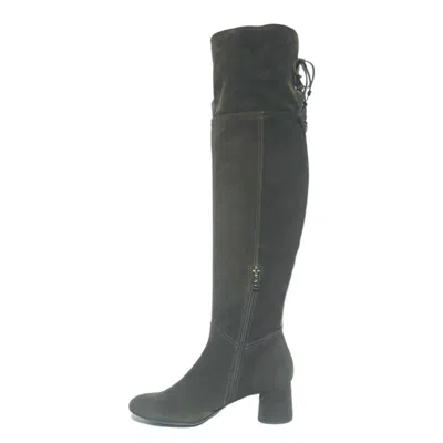 Agl Attilio Giusti Leombruni Scarlet Over-the-knee Boot In Forest In Grey