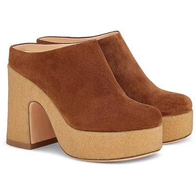 Agl Attilio Giusti Leombruni Agl Woman Mules & Clogs Brown Size 7 Leather In Green