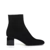 Agl Attilio Giusti Leombruni Square Heel And Toe Boot With 50mm Heel