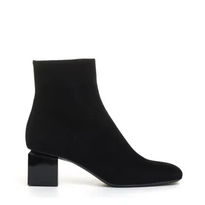 Agl Attilio Giusti Leombruni Square Heel And Toe Boot With 50mm Heel