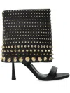 Agl Attilio Giusti Leombruni Stud-embellished Sandals In 黑色