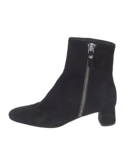 Pre-owned Agl Attilio Giusti Leombruni Suede Boots In Black