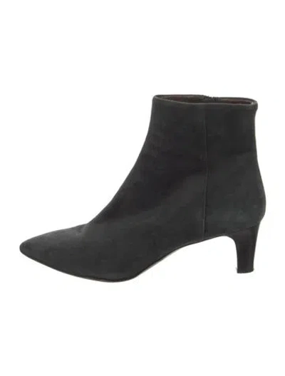 Pre-owned Agl Attilio Giusti Leombruni Suede Boots In Black