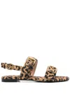 Agl Attilio Giusti Leombruni Summer Multi Buckles Sandals In Brown