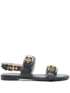 Agl Attilio Giusti Leombruni Summer Sandals In Black
