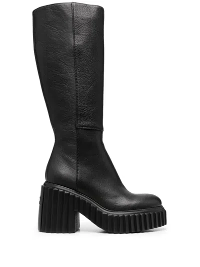 Agl Attilio Giusti Leombruni Tiggy 100mm Leather Boots In Black