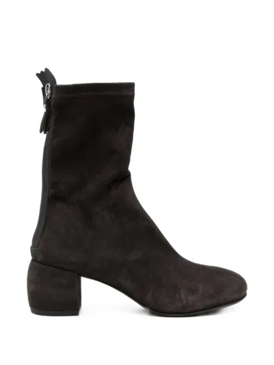 Agl Attilio Giusti Leombruni Tina Stretch Ankle Boots In Brown