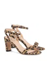 Agl Attilio Giusti Leombruni Women's Bernadette Leopard Print Sandals In Cocoa Multi