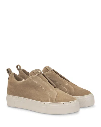 Agl Attilio Giusti Leombruni Women's Clementina Gesso Sneakers In Brown