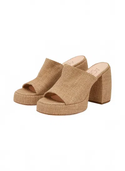 Agl Attilio Giusti Leombruni Women's Clio Platform Mules In Light Brown