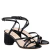 Agl Attilio Giusti Leombruni Women Dorica Straps Sandal In Black