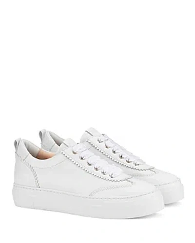 Agl Attilio Giusti Leombruni Women's Eliana Lace Up Sneakers In White-white