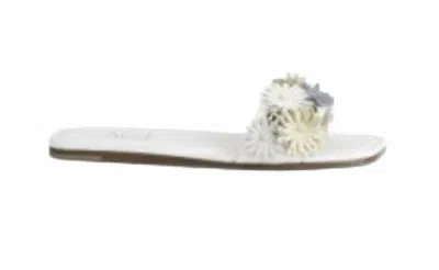 Agl Attilio Giusti Leombruni Women's Elsy Floral Slide In White