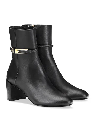 Agl Attilio Giusti Leombruni Women's Lynn Buckled Boots In Black