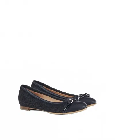Agl Attilio Giusti Leombruni Women's Mae Flat In Navy In Blue