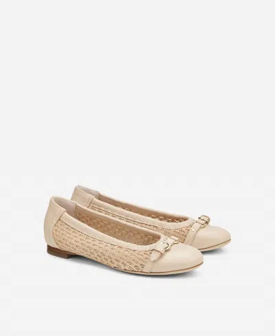 Agl Attilio Giusti Leombruni Women's Monia Ballet Flat In Nude In Brown