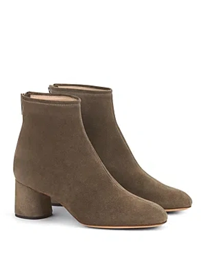 Agl Attilio Giusti Leombruni Women's Olga Block Heel Booties In Taupe