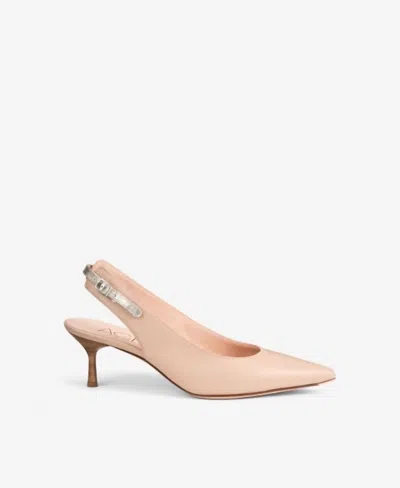 Agl Attilio Giusti Leombruni Women's Stana Slingback Sandals In Powder Pink