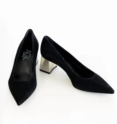 Agl Attilio Giusti Leombruni Women's Tracy Pump In Black/metallic