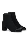 Agl Attilio Giusti Leombruni Agl Veta Cap Toe Bootie In Nero