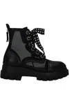Agl Attilio Giusti Leombruni X 10 Corso Como Mesh Lace-up Boots