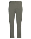 Aglini Man Pants Green Size 33 Cotton, Elastane