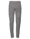 Aglini Man Pants Grey Size 31 Cotton, Elastane In Grey