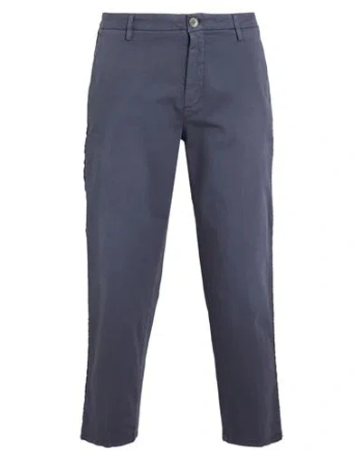 Aglini Man Pants Grey Size 34 Cotton, Elastane