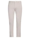 Aglini Man Pants Light Grey Size 32 Cotton, Elastane In Grey