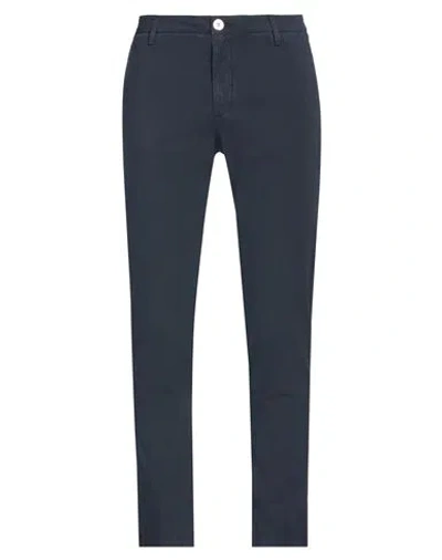 Aglini Man Pants Midnight Blue Size 31 Cotton, Elastane