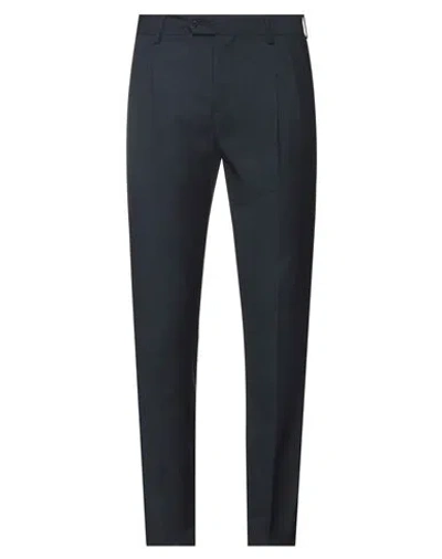 Aglini Man Pants Midnight Blue Size 34 Polyester, Viscose