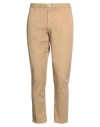 Aglini Man Pants Sand Size 33 Cotton, Elastane In Beige