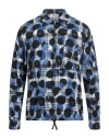 Aglini Man Shirt Azure Size M Cotton In Blue