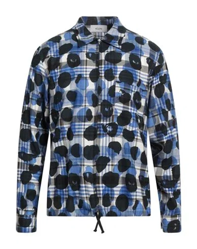 Aglini Man Shirt Azure Size M Cotton In Blue