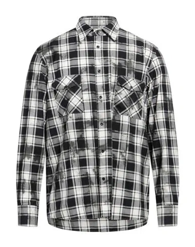 Aglini Man Shirt Black Size 17 Cotton