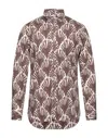 Aglini Shirts In Brown