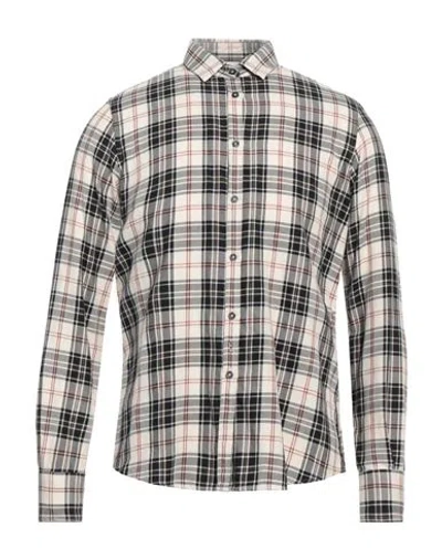 Aglini Man Shirt Off White Size 19 Cotton, Polyester