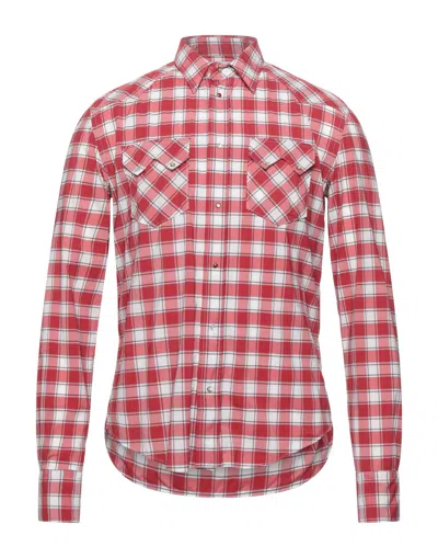 Aglini Shirts In Red