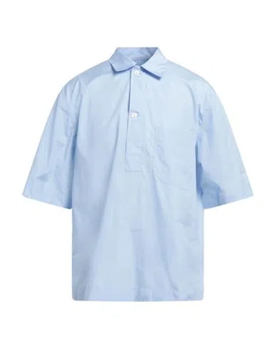 Aglini Man Shirt Sky Blue Size Xxl Cotton