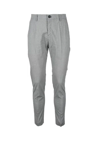 Aglini Trousers - Grey In Gray
