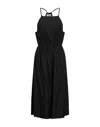Aglini Midi Dresses In Black