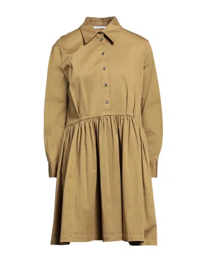 Aglini Short Dresses In Green