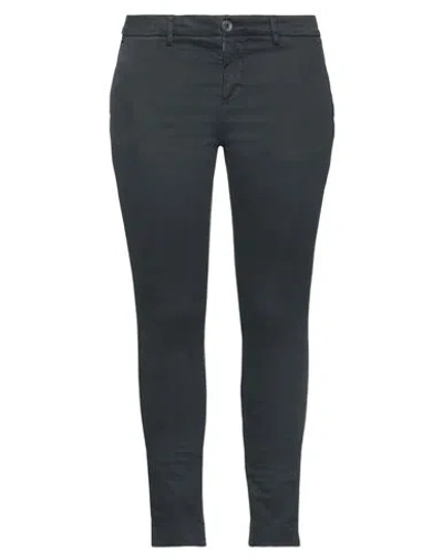 Aglini Woman Pants Midnight Blue Size 29 Cotton, Elastane