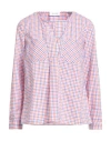 Aglini Woman Top Light Purple Size 12 Cotton In Purple
