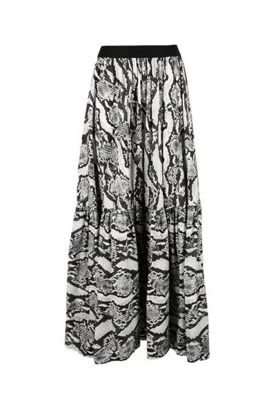 Aglini Women's Skirt - Black/white In Gray