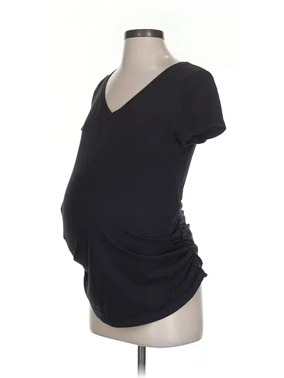 Pre-owned A:glow Short Sleeve T-shirt In Black