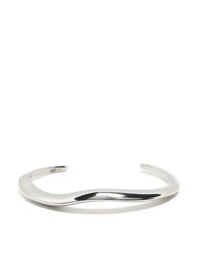 Agmes Astrid Cuff Bracelet In Silver