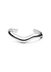 Agmes Astrid Medium Sterling Silver Cuff In Silver