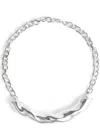 Agmes Astrid Sterling Silver Choker In Silver