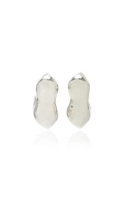 Agmes Bubble Sterling Silver Hoop Earrings